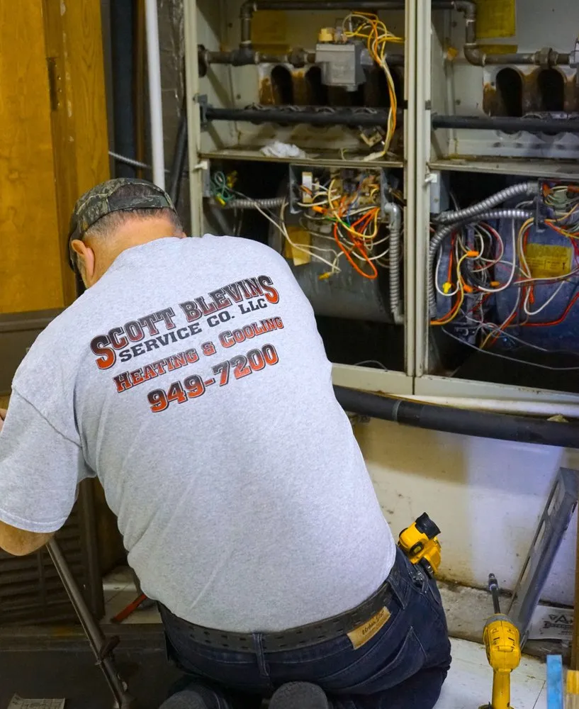 Slide of Scott Blevins Service Company