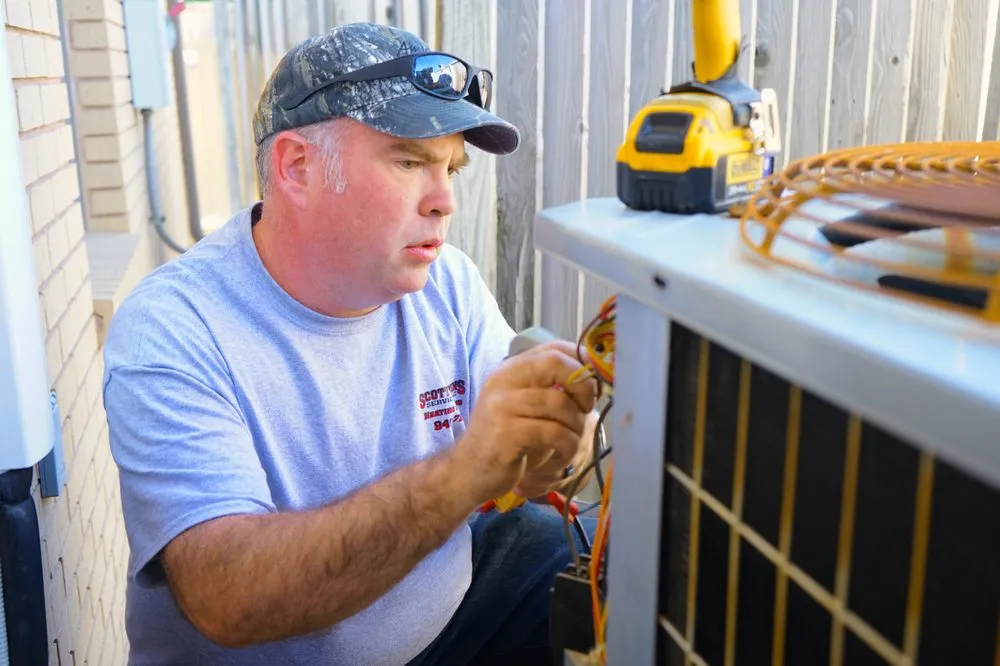 Slide of Scott Blevins Service Company