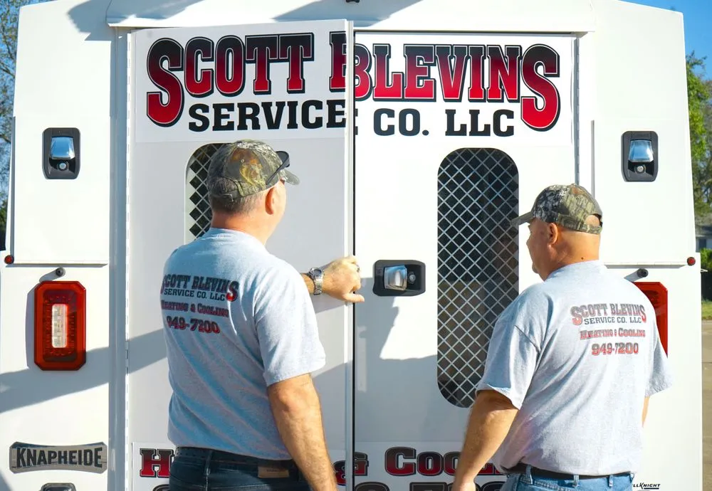 Slide of Scott Blevins Service Company