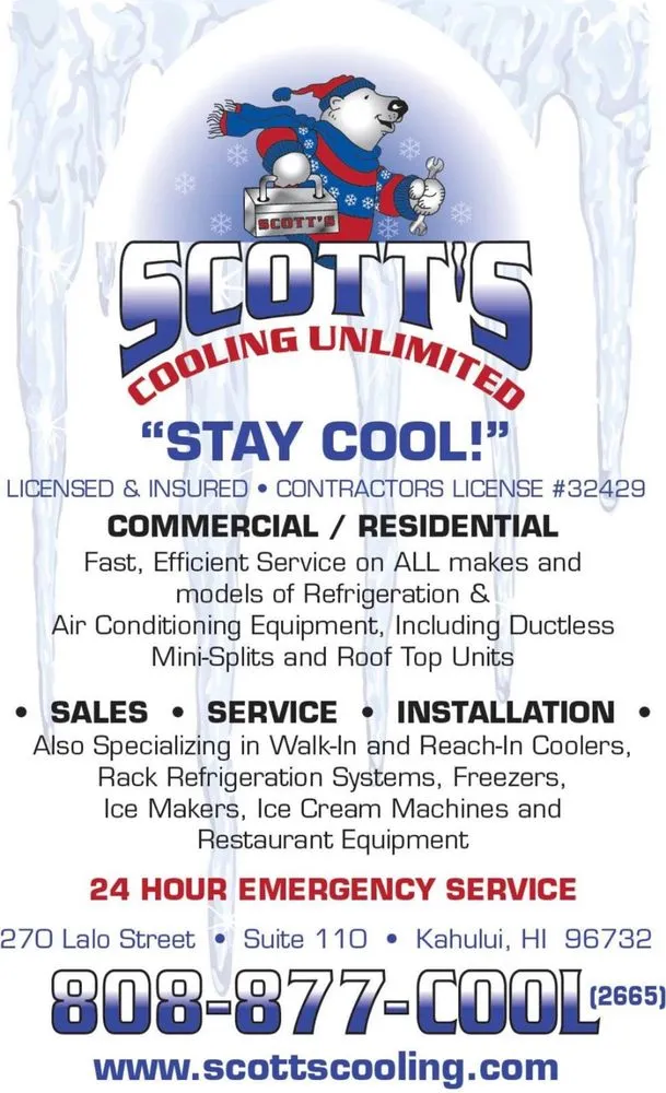 Slide of Scott's Cooling Unlimited