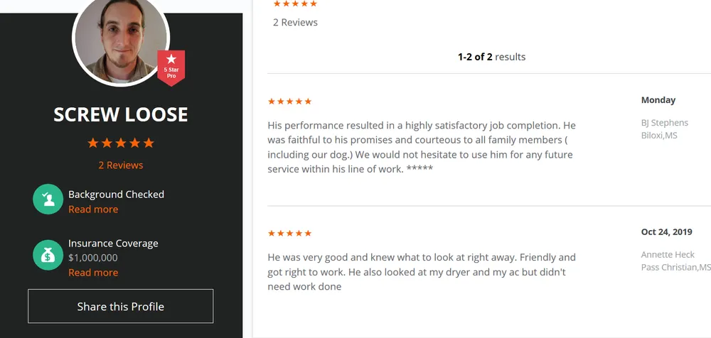 Slide of Screw Loose?