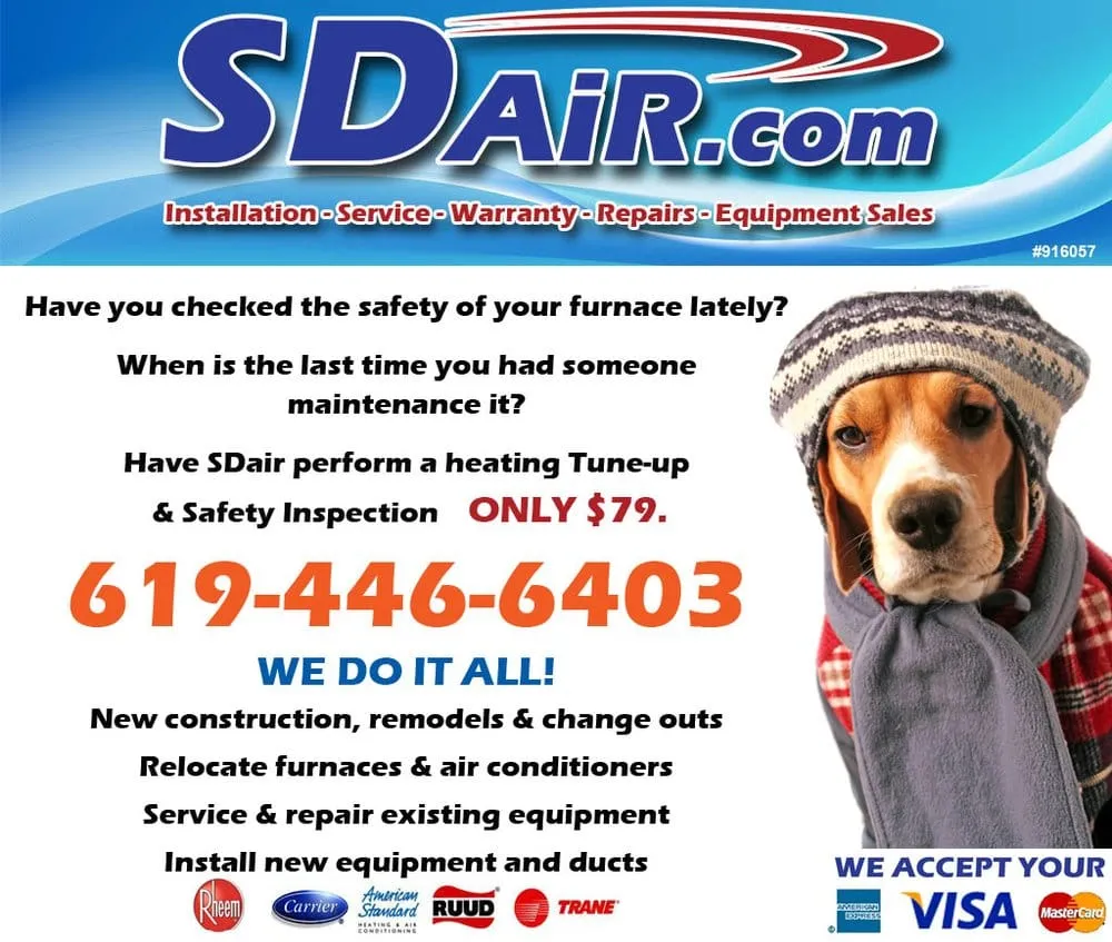Slide of SDair Heating and Air Conditioning
