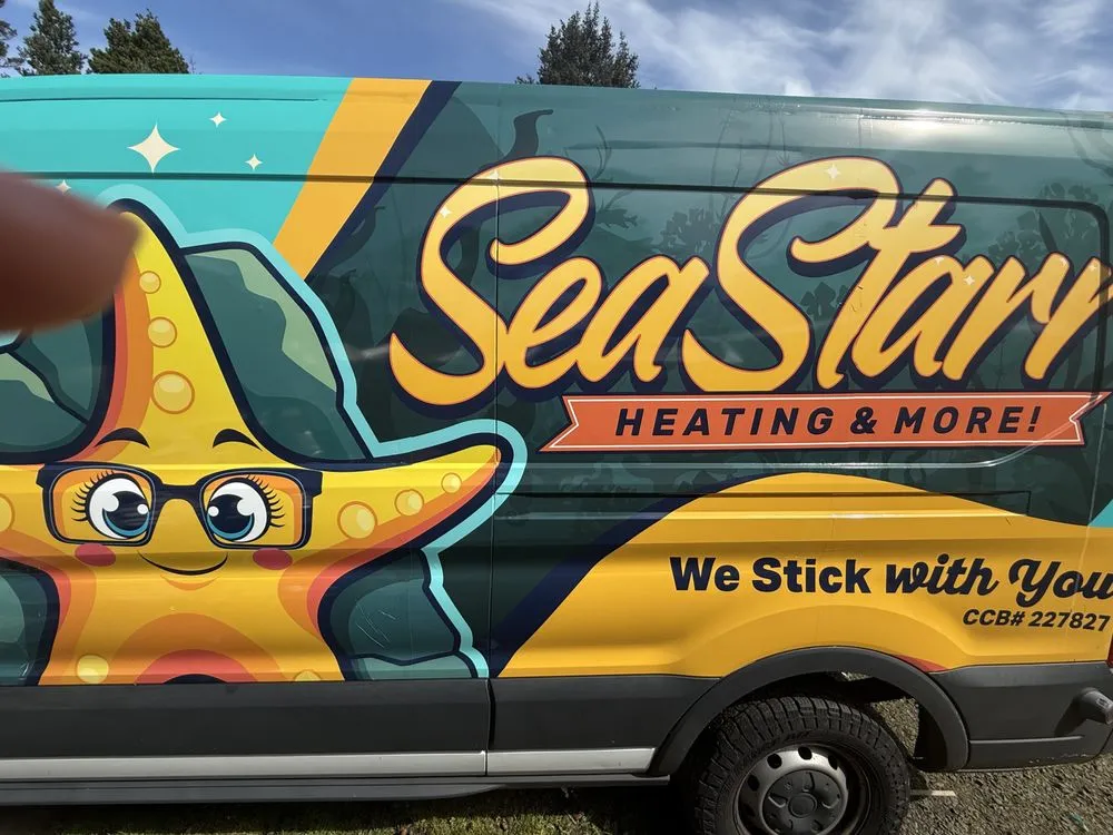 Slide of Sea Starr Heating & More!