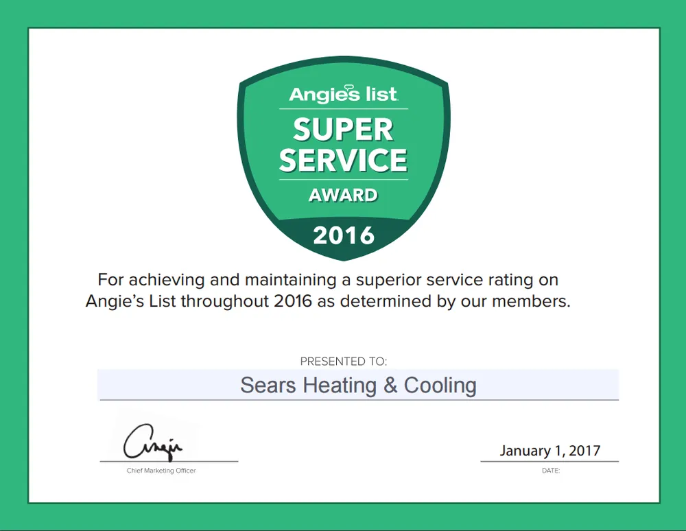 Slide of Sears Heating & Cooling