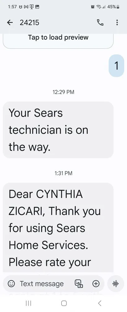 Slide of Sears Home Services