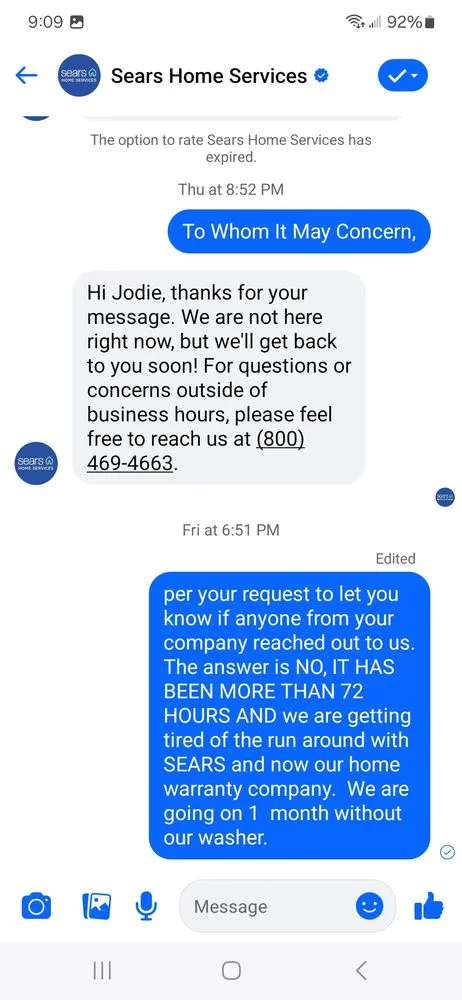 Slide of Sears Home Services