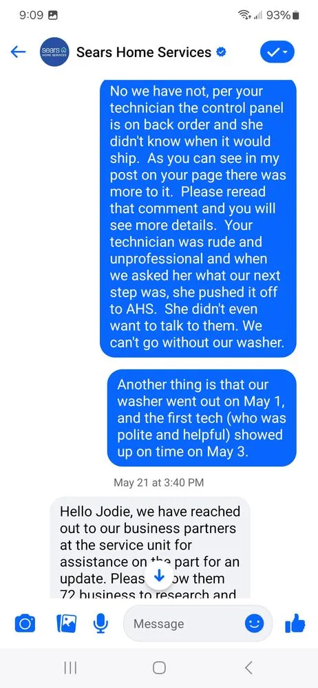 Slide of Sears Home Services