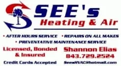 Slide of See's Heating and Air Conditioning