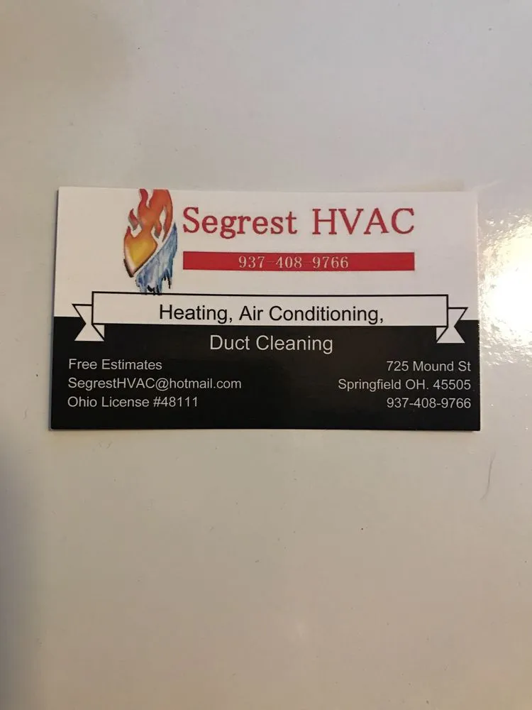 Slide of Segrest HVAC