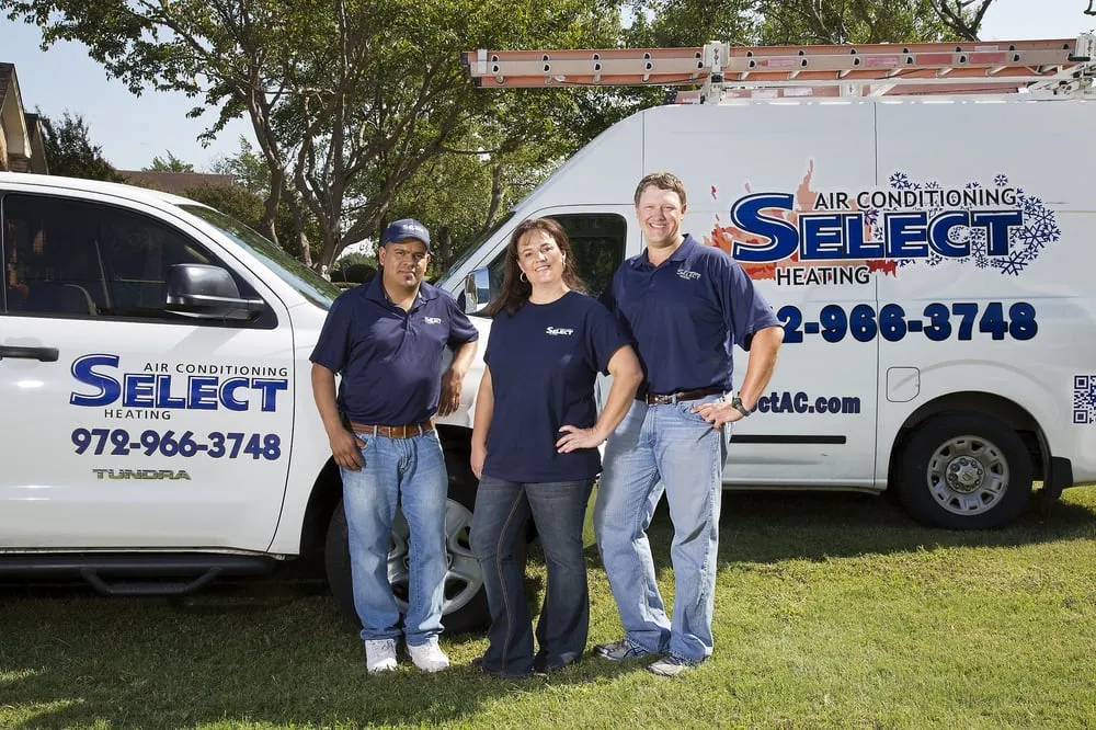 Slide of Select Air Conditioning and Heating