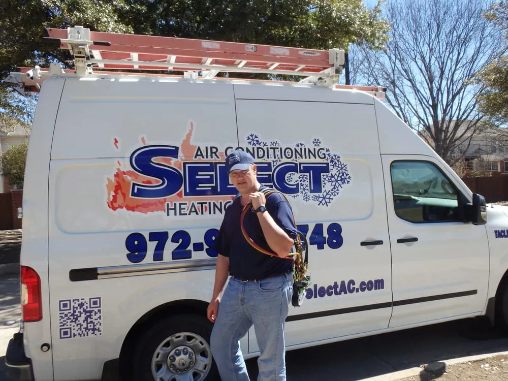 Slide of Select Air Conditioning and Heating