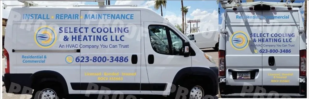 Slide of Select Cooling & Heating