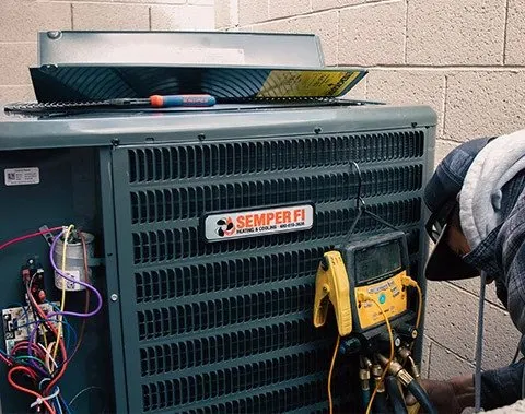 Slide of Semper FI Heating & Cooling