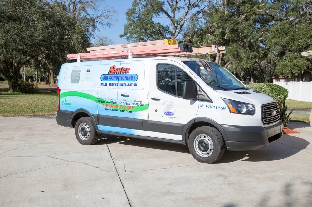 Slide of Senica Air Conditioning