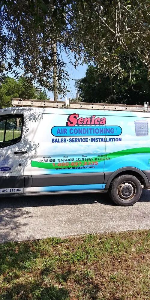 Slide of Senica Air Conditioning