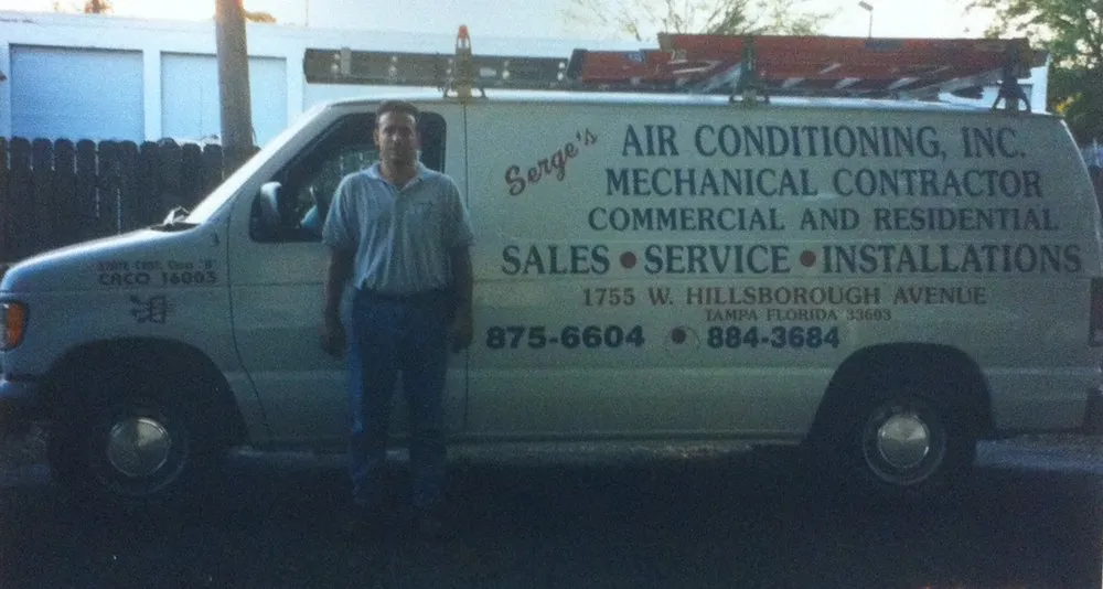 Slide of Serge's A C & Heating