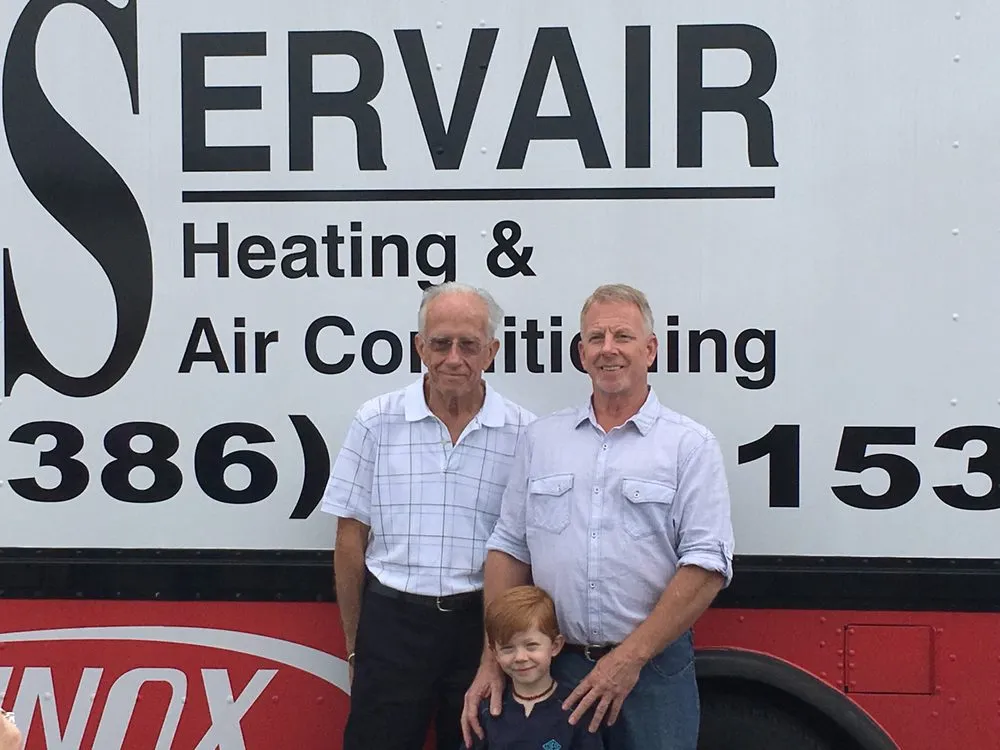 Slide of Servair Heating & Air Conditioning