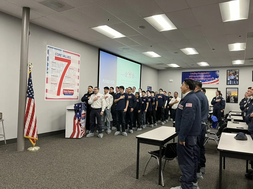 Slide of Service Champions