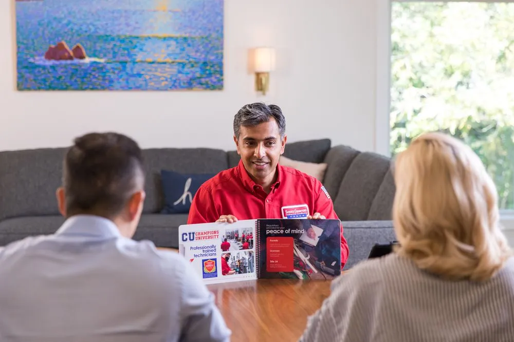 Slide of Service Champions