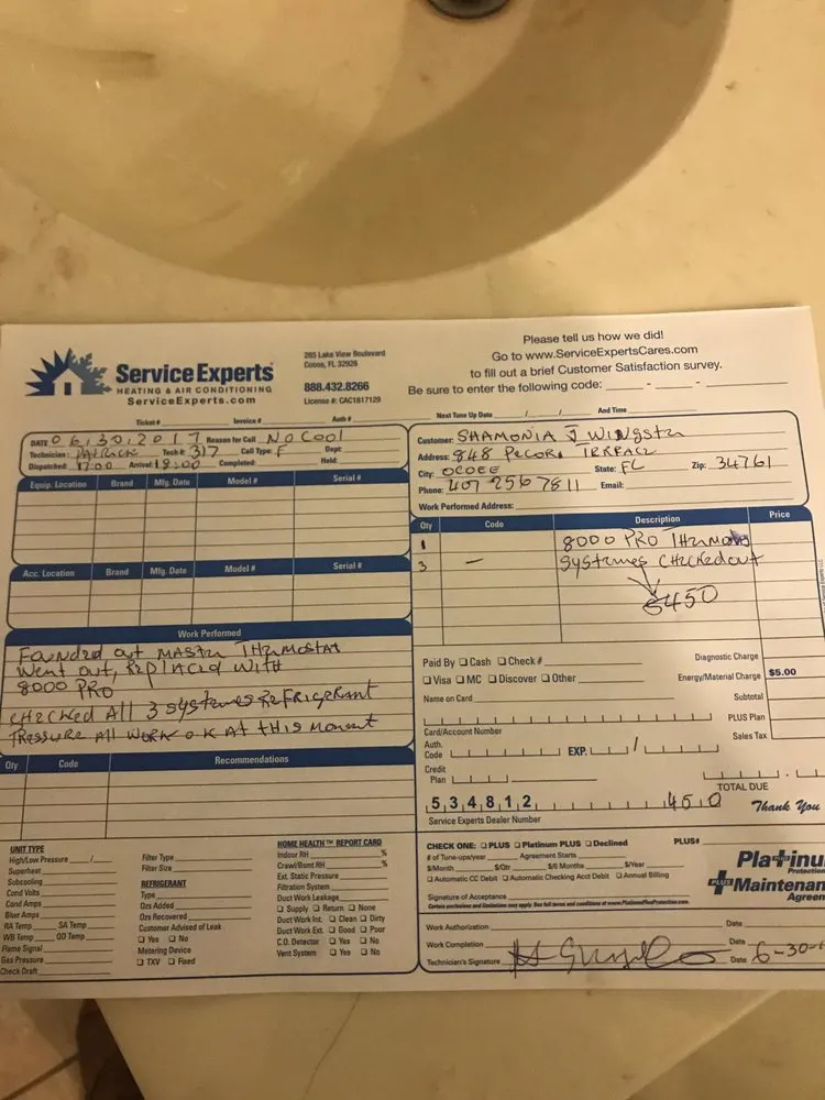 Slide of Service Experts Heating & Air Conditioning