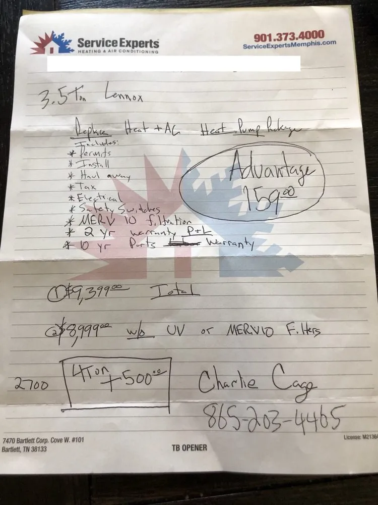 Slide of Service Experts Heating & Air Conditioning