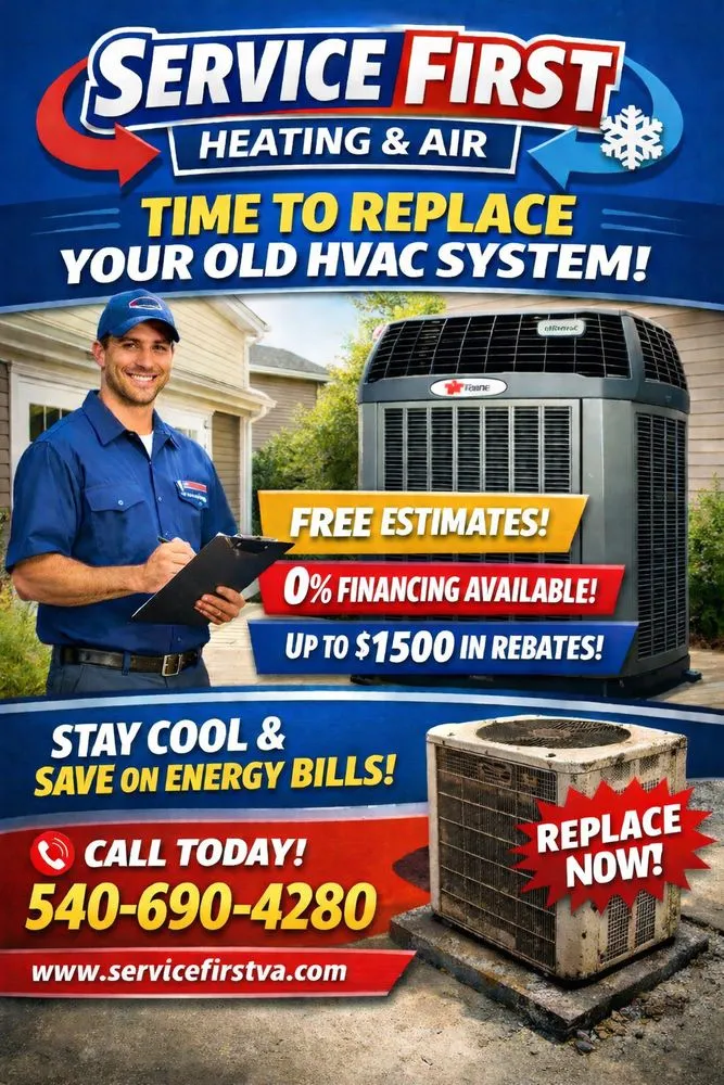 Slide of Service First Heating & Air