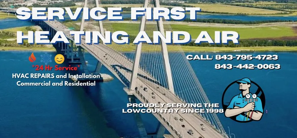 Slide of Service First Heating and Air