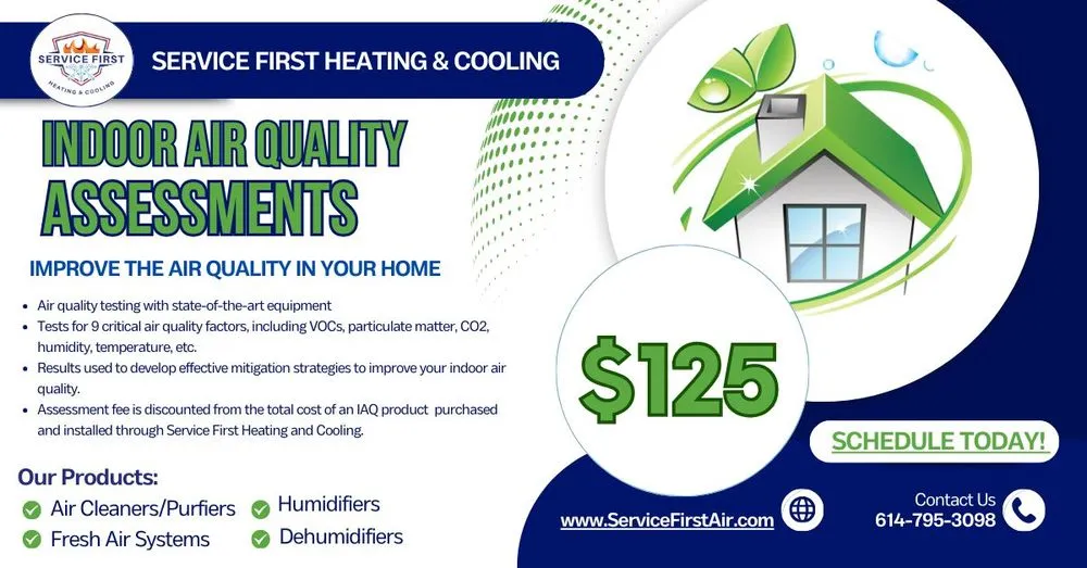 Slide of Service First Heating And Cooling