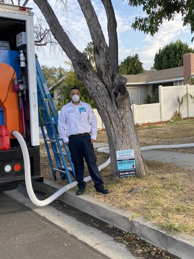 Slide of Service Heroes Heating, AC and Insulation