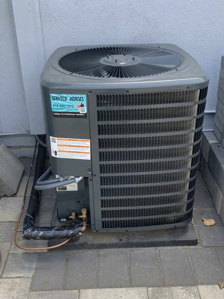 Slide of Service Heroes Heating, AC and Insulation