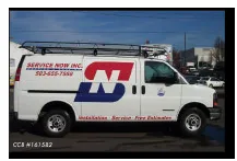 Slide of Service Now Heating & Cooling