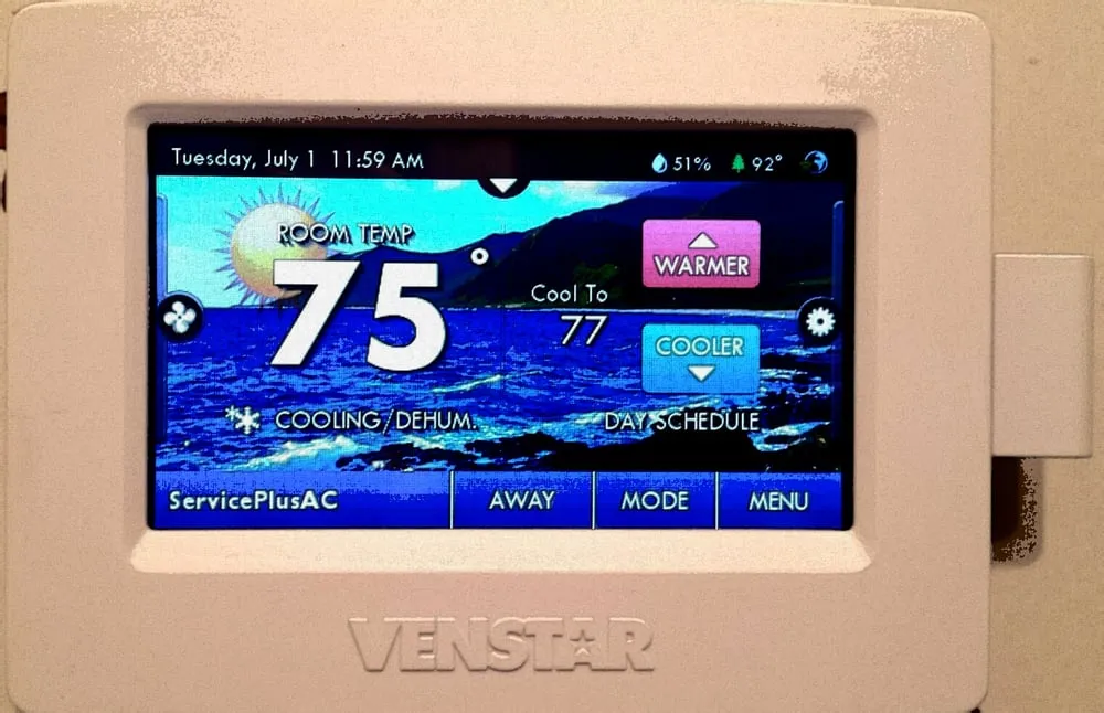 Slide of Service Plus AC & Heating