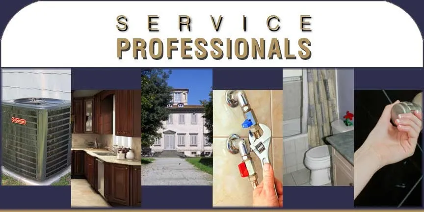 Slide of Service Professionals