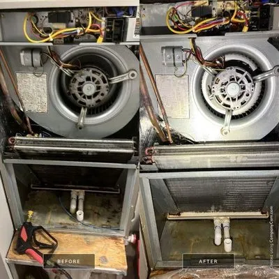 Service-Tech HVAC & Industrial Cleaning Logo