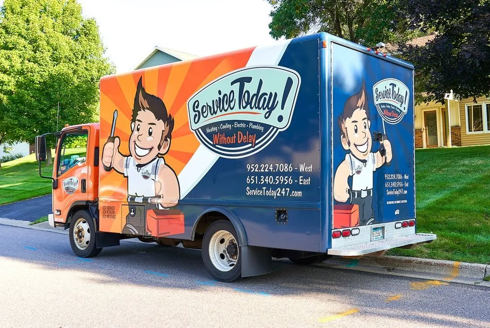 Slide of Service Today, Electrical, Cooling & Heating