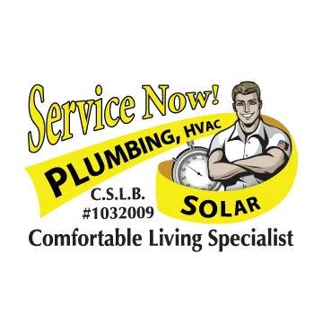 ServiceNow! Plumbing HVAC Solar Logo