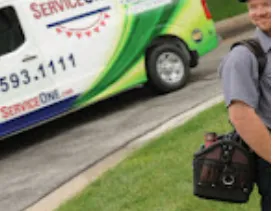 Slide of ServiceOne Heating, Cooling, Plumbing, and Electrical