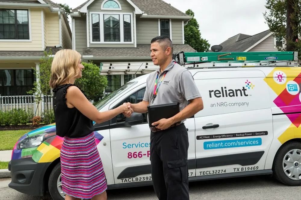 Slide of Services By Reliant