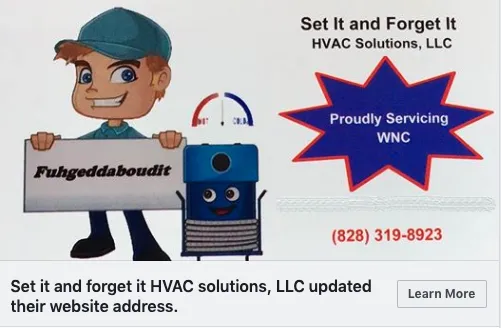Slide of Set It and Forget it HVAC Solutions
