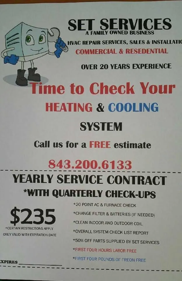 Slide of Set Services Hvac