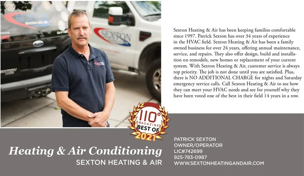 Slide of Sexton Heating and Air