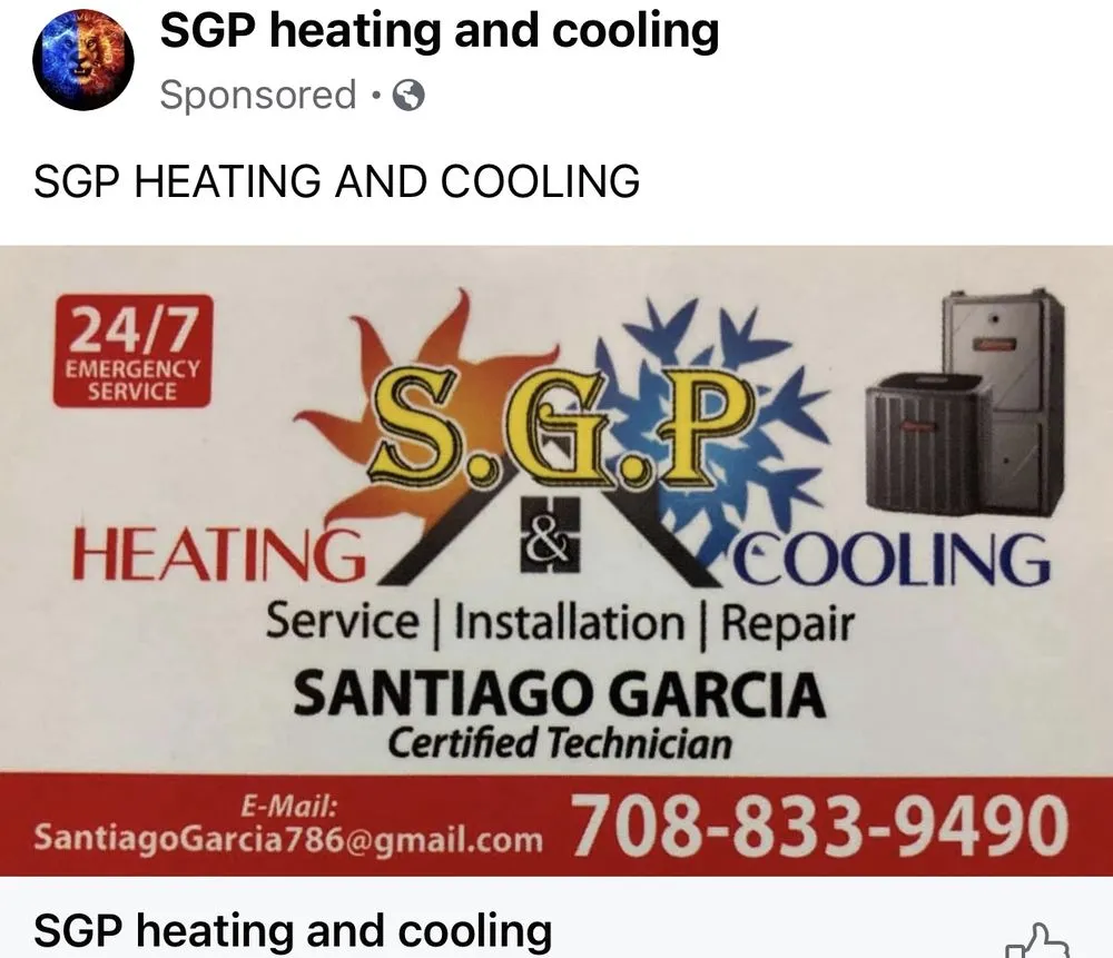 Slide of SGP heating and cooling