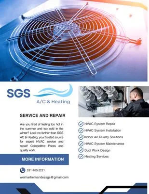 SGS AC & Heating Logo