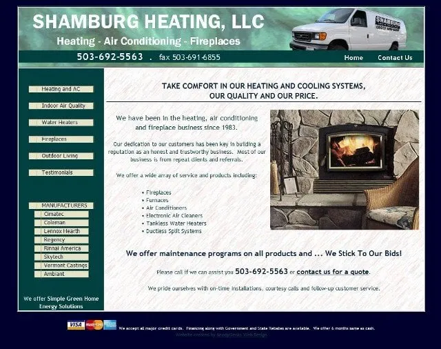 Slide of Shamburg Heating