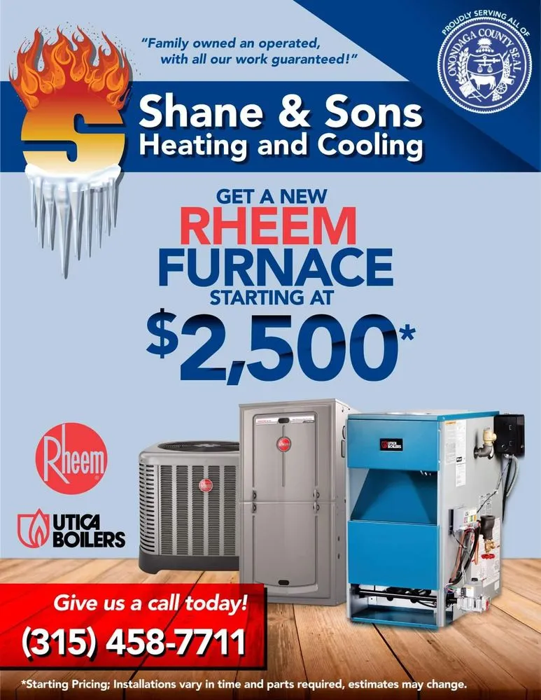 Slide of Shane & Sons Heating & Cooling