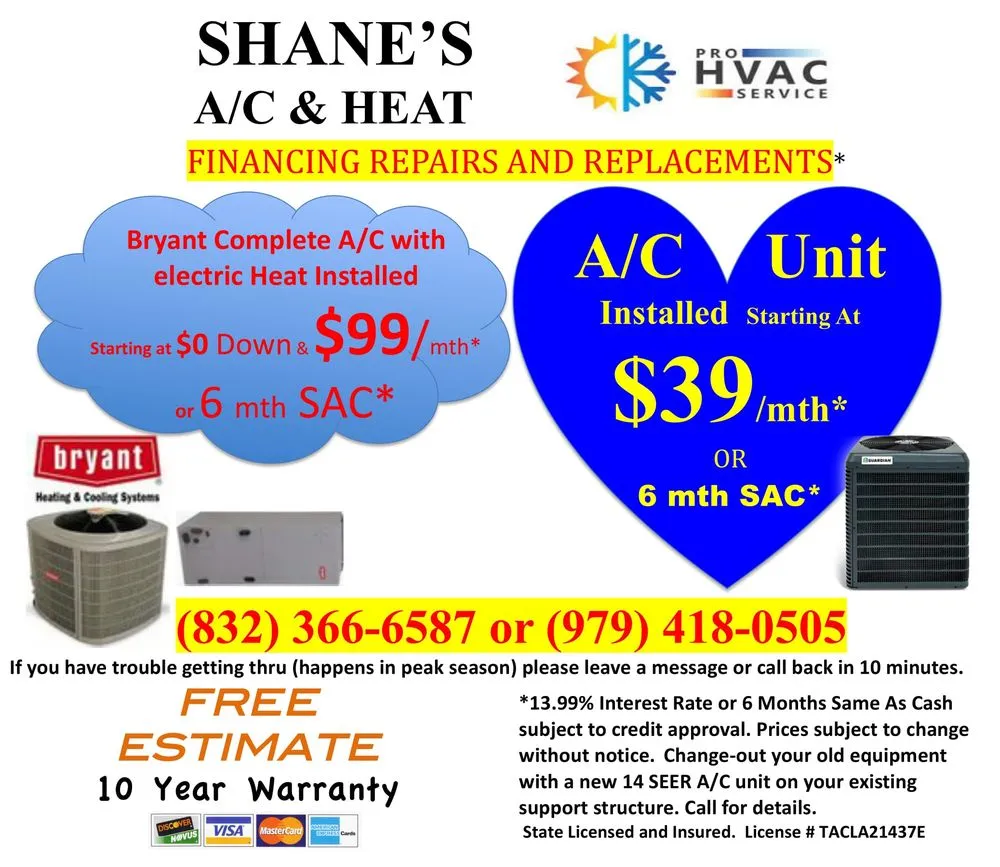 Slide of Shane's A/C & Heat