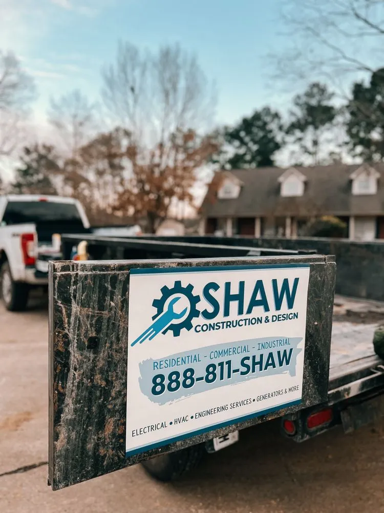 Slide of Shaw Construction and Design