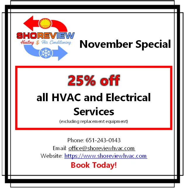 Slide of Shoreview Heating and Air Conditioning