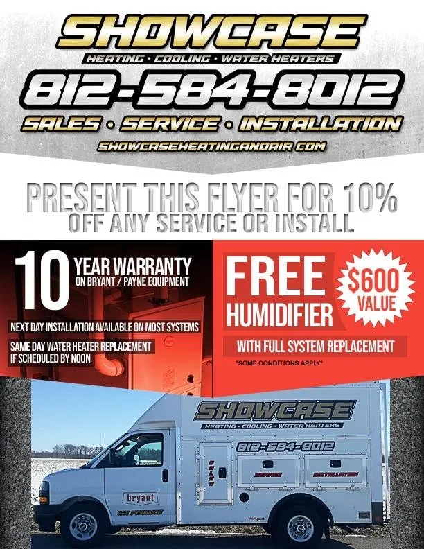 Top-rated air conditioning service same-day service in Moores Hill, IN by Showcase Heating And Air
