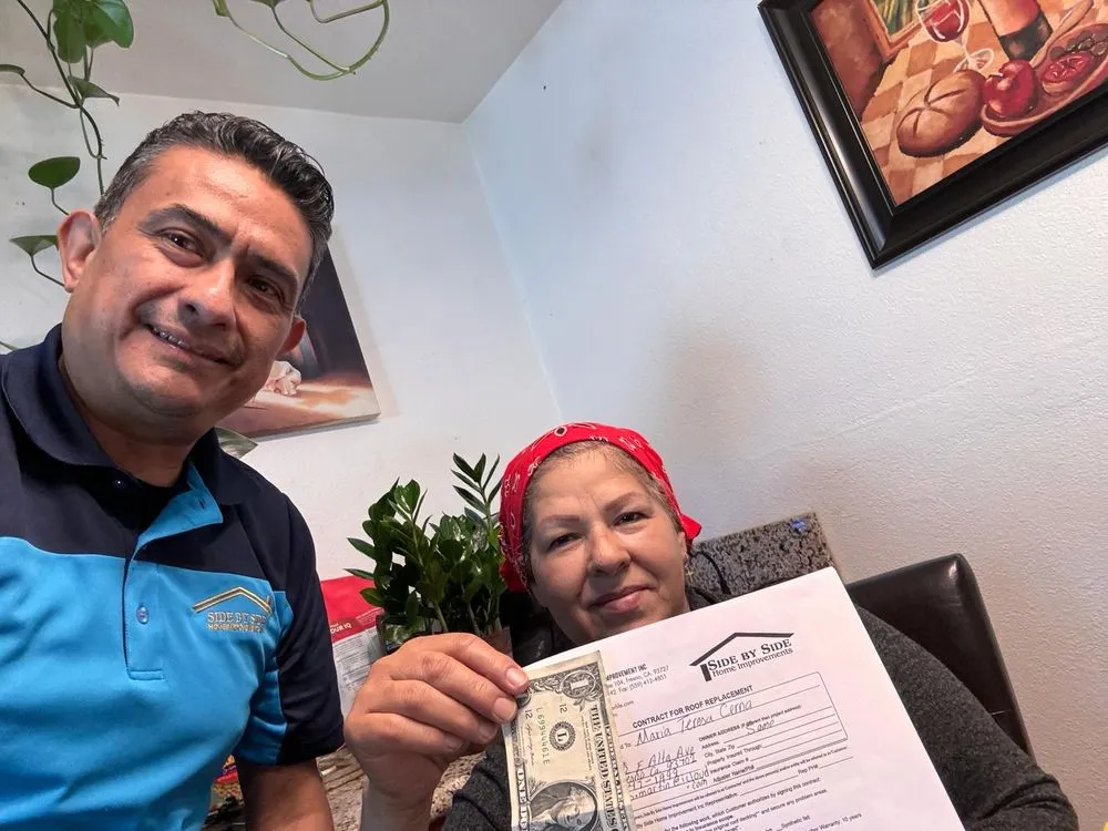 Slide of Side By Side Home Improvements